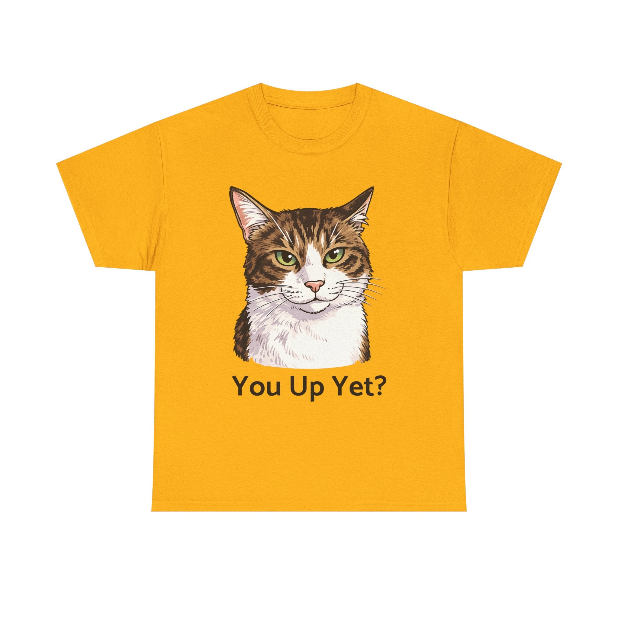 Grumpy Cat Portrait You Up Yet? Tee | Funny Cat Face Shirt