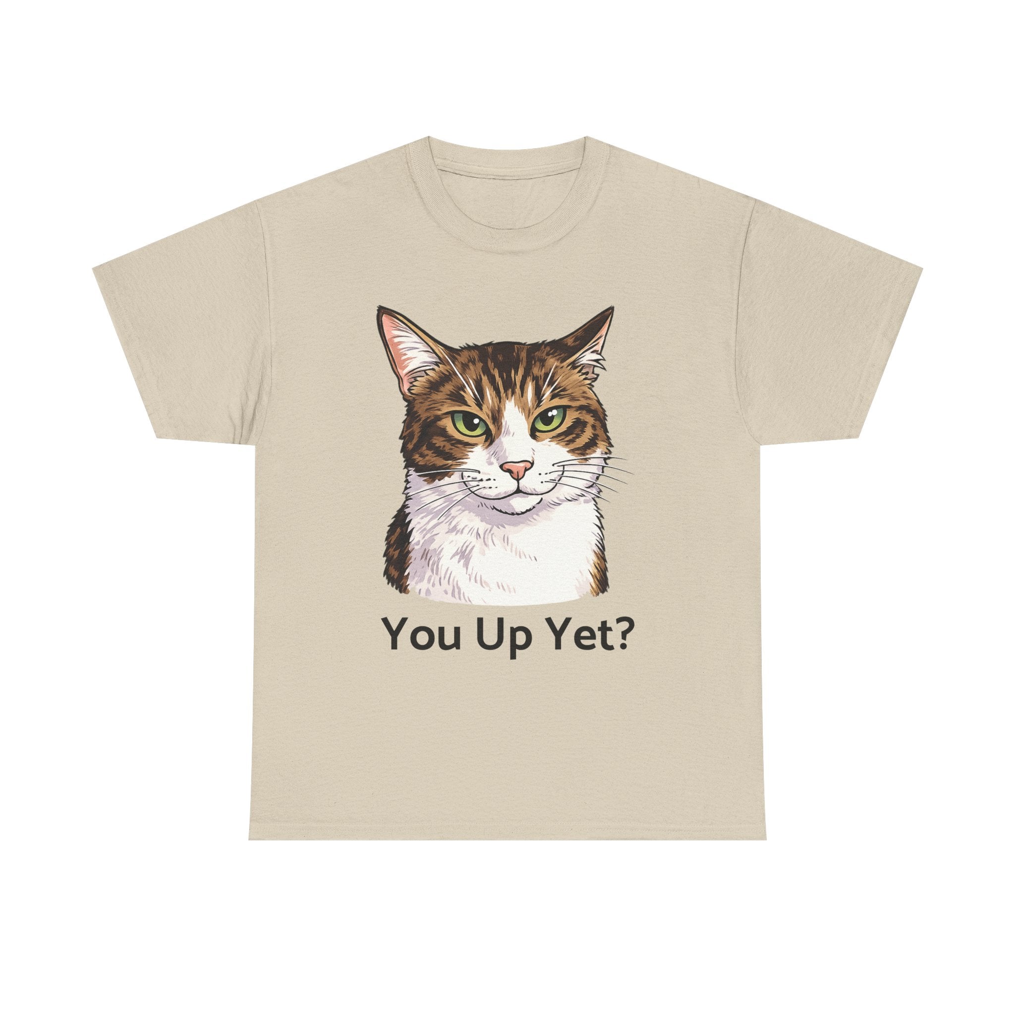Grumpy Cat Portrait You Up Yet? Tee | Funny Cat Face Shirt