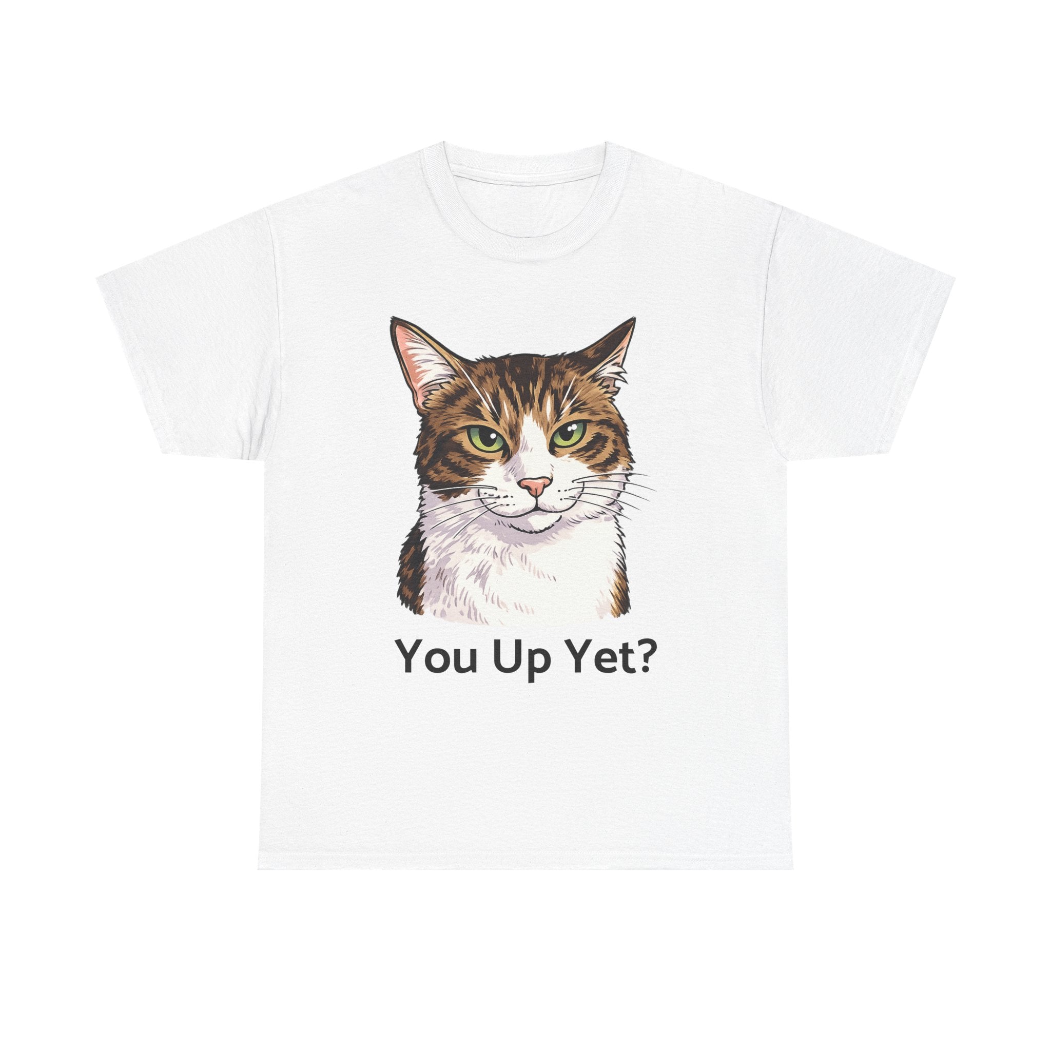 Grumpy Cat Portrait You Up Yet? Tee | Funny Cat Face Shirt