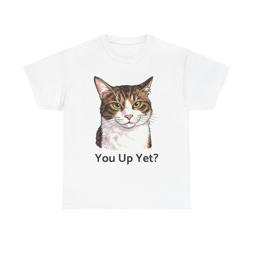 Grumpy Cat Portrait You Up Yet? Tee | Funny Cat Face Shirt