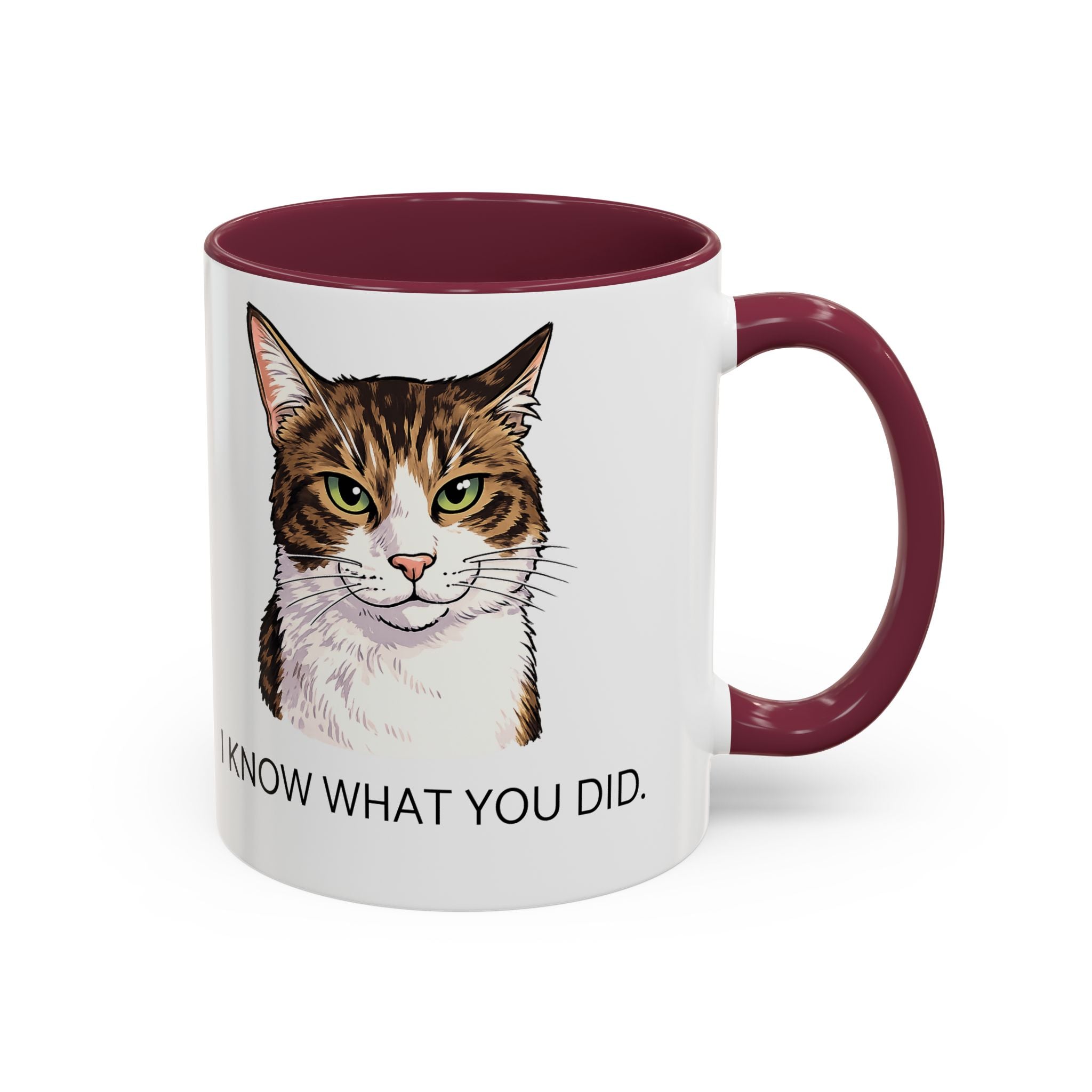 I Know What You Did - Cat Mug | Funny Cat Coffee Mug | Gift for Cat Lovers