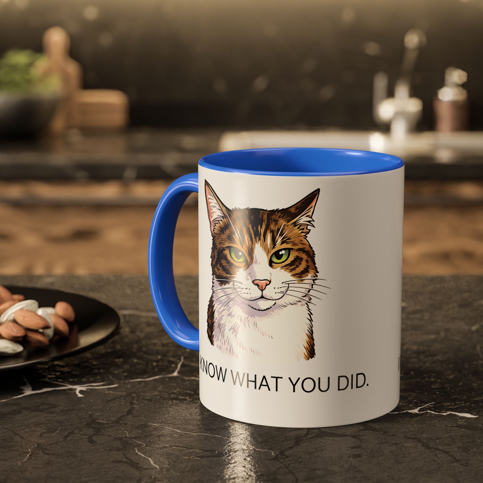 I Know What You Did - Cat Mug | Funny Cat Coffee Mug | Gift for Cat Lovers