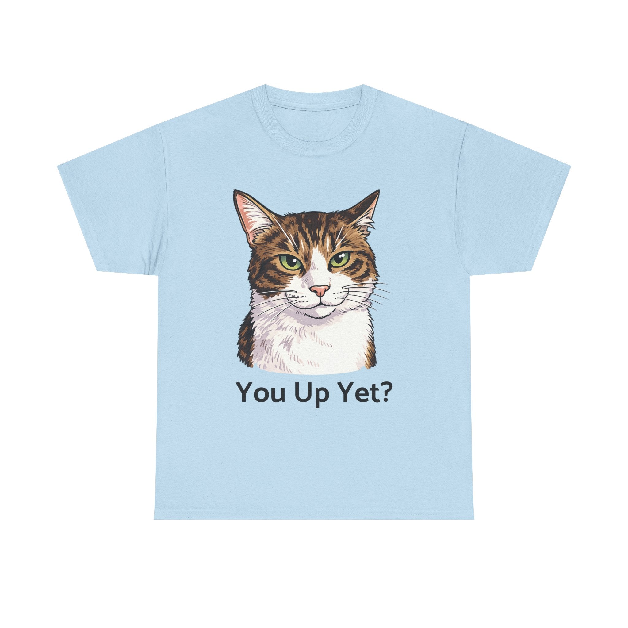 Grumpy Cat Portrait You Up Yet? Tee | Funny Cat Face Shirt